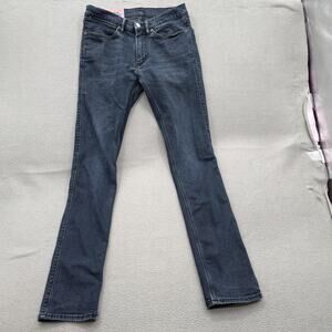 Acne Studios Bla Konst Jeans Mens 29x32 Max Blue Black Straight Leg Blue Denim